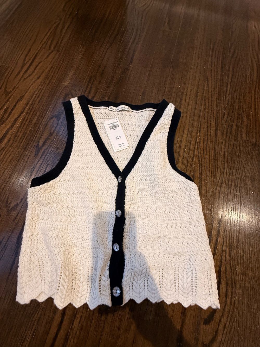 Abercrombie & Fitch  Knit Tank with Black Trim